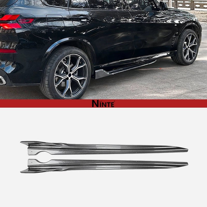 NINTE GT Style Side Skirts For 2019 - 2026 BMW G05 X5 M - Sport Side Extension Bottom Line - NINTE