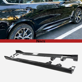 NINTE Black Knight Style Side Skirts for 2019 - 2025 BMW G05 X5 M Sport - NINTE