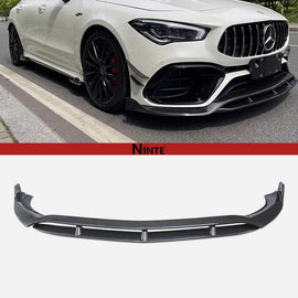 NINTE Front Lip for 2020 - 23 Mercedes Benz CLA Class CLA 250 / AMG CLA 35 45 - NINTE
