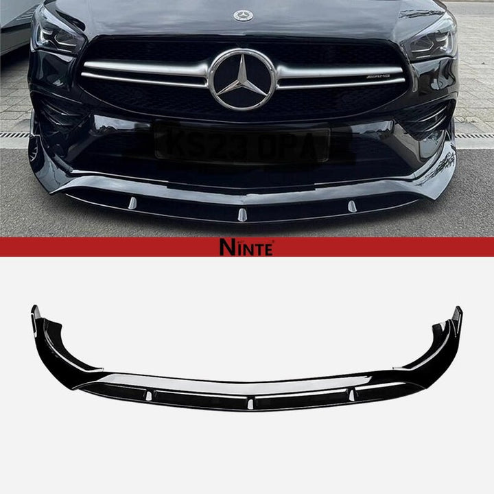 NINTE Front Lip for 2020 - 23 Mercedes Benz CLA Class CLA 250 / AMG CLA 35 45 - NINTE