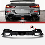 NINTE Rear Diffuser With Brake Light For 2018-2024 BMW 8-Series G16 Gran Coupe 4 Doors M Sport