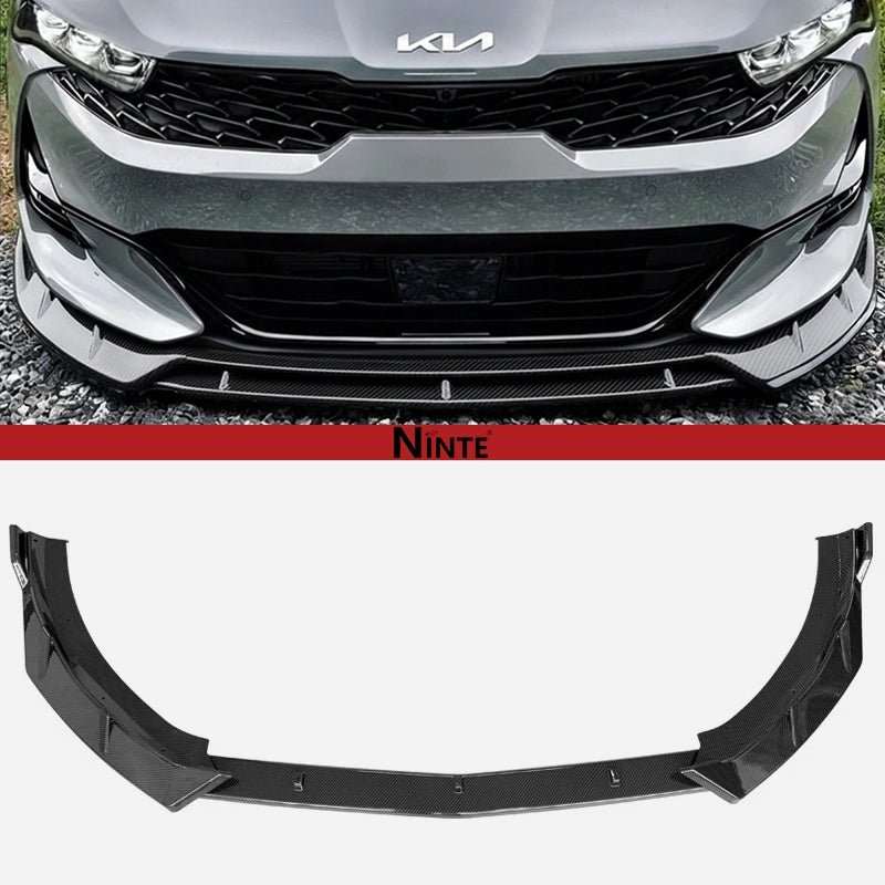 NINTE GT Inspired Style Front Lip For 2021 - 2025 KIA K5 LX LXS EX Front Bumper Splitter Spoiler ABS - NINTE