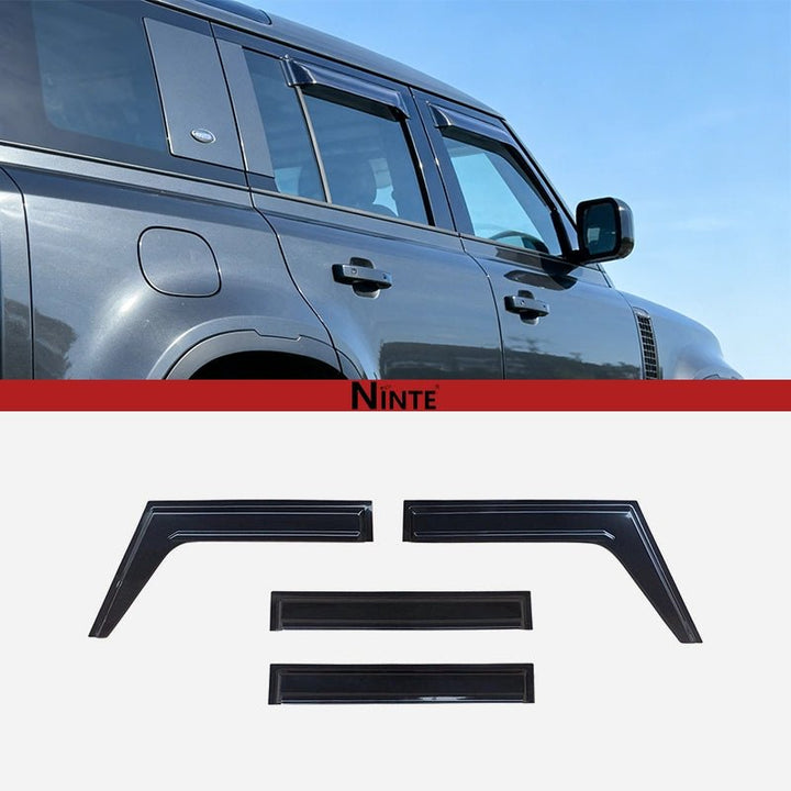 NINTE Window Visors Rain Guards Shield For 2020 - 2024 Land Rover Defender 110 - NINTE