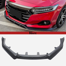 Laden Sie das Bild in den Galerie-Viewer, NINTE Front Lip For 2021 - 2022 Honda Accord ABS 3Pcs Front Bumper Splitters - NINTE