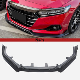 NINTE Front Lip For 2021 - 2022 Honda Accord ABS 3Pcs Front Bumper Splitters - NINTE