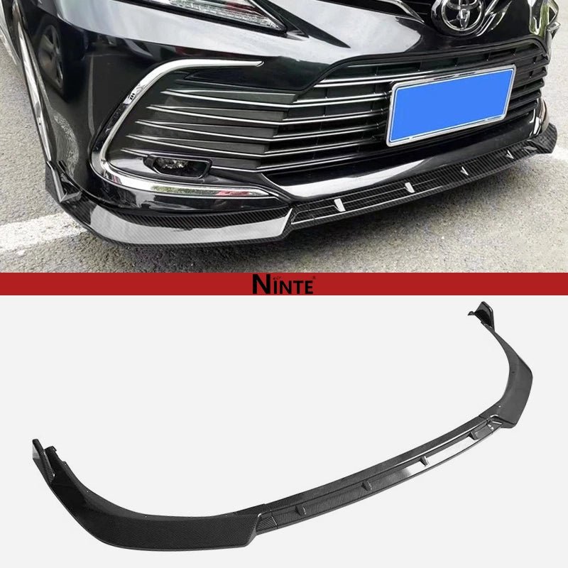 NINTE JDM Style Front Lip For 2021 - 2024 8.5th Toyota Camry XV70 LE XLE Sedan - NINTE