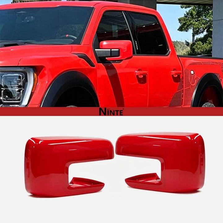 NINTE Mirror Covers For 2021 - 2025 Ford F - 150 without Turn Signal Hole - NINTE