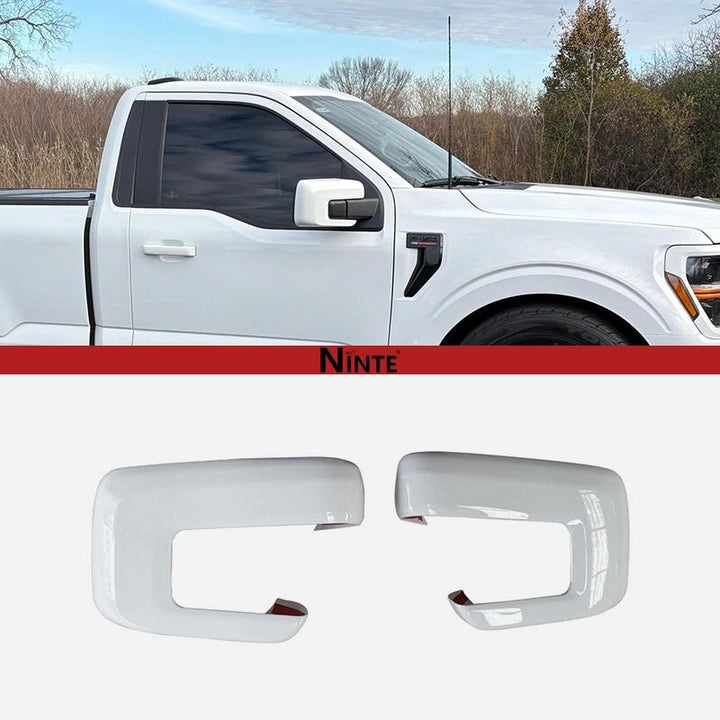 NINTE Mirror Covers For 2021 - 2025 Ford F - 150 without Turn Signal Hole - NINTE