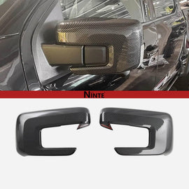 NINTE For 2021 - 2025 Ford F150 Mirror COVERS Overlays With Signal Hole - NINTE