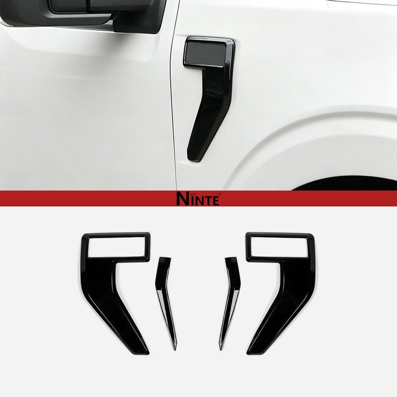 NINTE For 2021 - 2024 Ford F150 Trim Accessories Front Fender Side Vent Decor Cover - NINTE