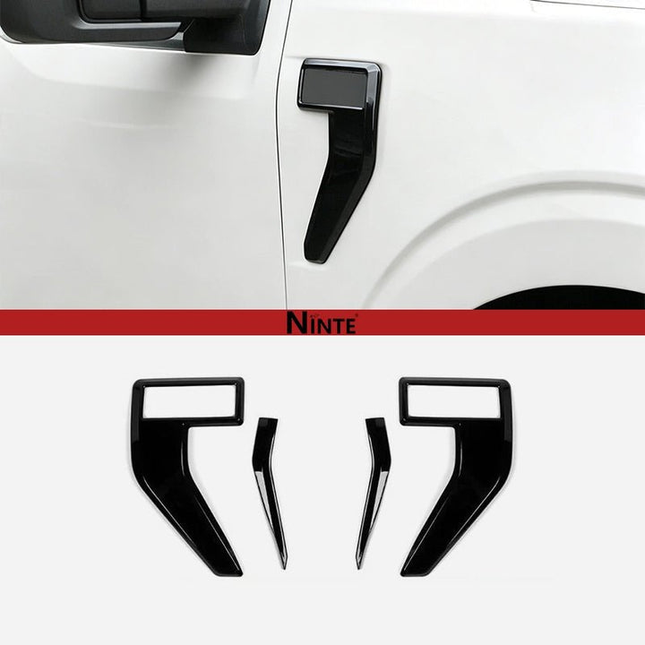 NINTE For 2021 - 2024 Ford F150 Trim Accessories Front Fender Side Vent Decor Cover - NINTE