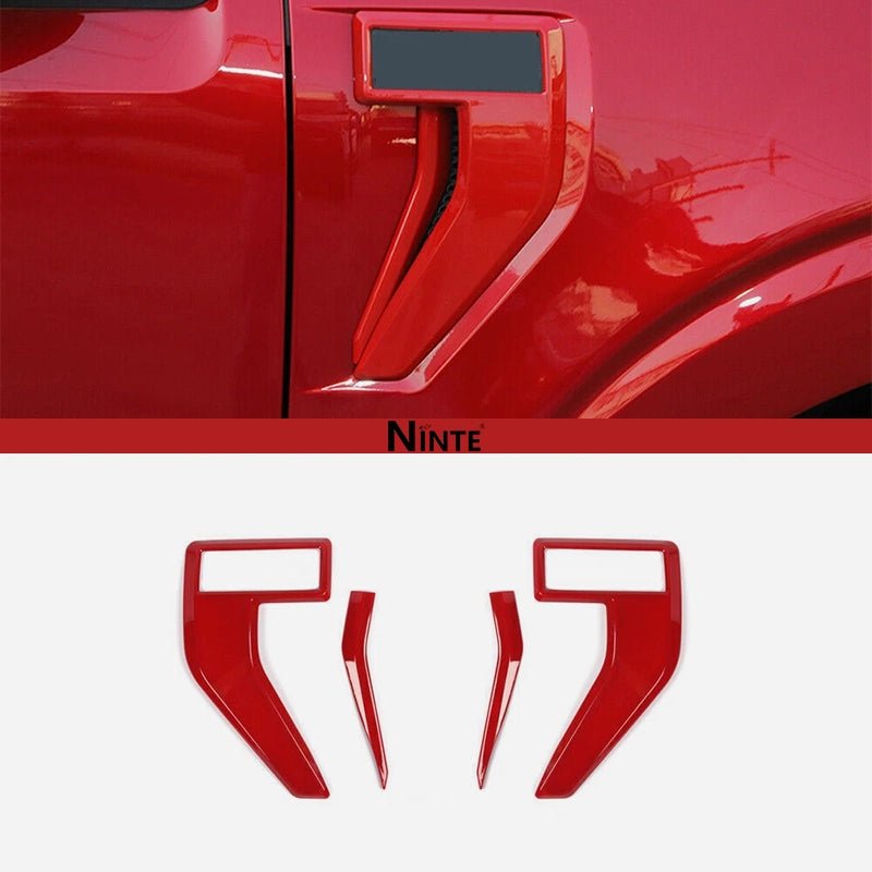 NINTE For 2021 - 2024 Ford F150 Trim Accessories Front Fender Side Vent Decor Cover - NINTE