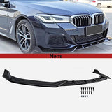 NINTE GT STYLE Front Lip For 2021-2023 BMW 5 Series G30 M Sport 3Pcs