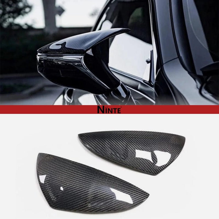 NINTE M Style Mirror Caps Replacement For 2021 - 2025 Lexus IS300 IS350 IS500 F Real Carbon Fiber - NINTE