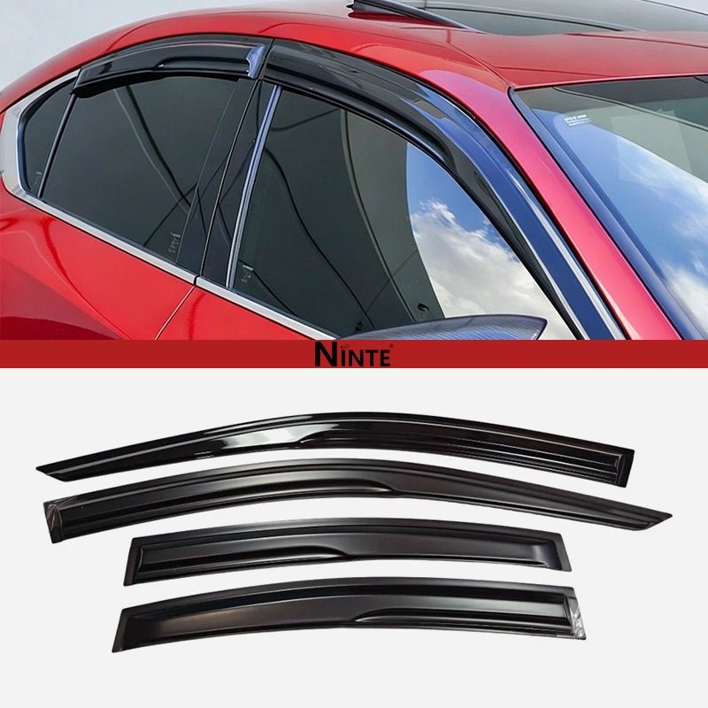 NINTE MUGEN Style Window Visor Rain Guard For 2021 - 2026 Lexus IS300 IS350 IS500 - NINTE