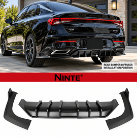NINTE Rear Diffuser For 2021-2024 Kia K5 GT-Line Sedan - NINTE