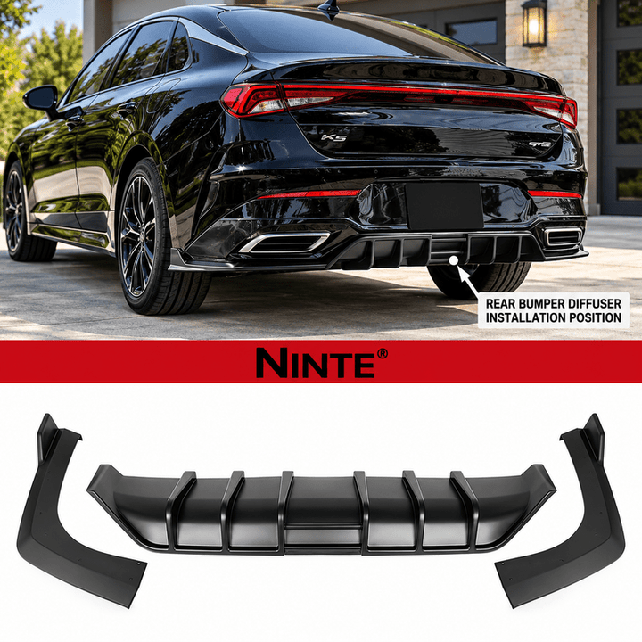 NINTE Rear Diffuser For 2021-2024 Kia K5 GT-Line Sedan - NINTE