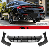 NINTE Rear Diffuser For 2021-2024 Kia K5 GT-Line Sedan