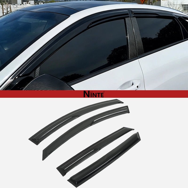 NINTE 3D MUGEN Wavy Style Window Visor Rain Guard For 2021 - 2025 Kia K5 Optima - NINTE