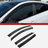NINTE 3D MUGEN Wavy Style Window Visor Rain Guard For 2021-2025 Kia K5 Optima