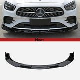 NINTE Front Lip For 2021-2023 Benz E-Class W213 C238 A238 E350 E450 AMG E53 Front Lip Lower Bumper Splitter ABS 3 PCs