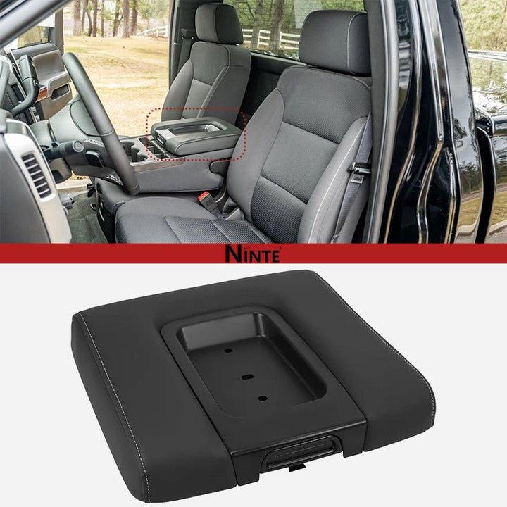 NINTE Middle Seat Black Console Armrest Lid For 2014 - 2024 Silverado Sierra - NINTE