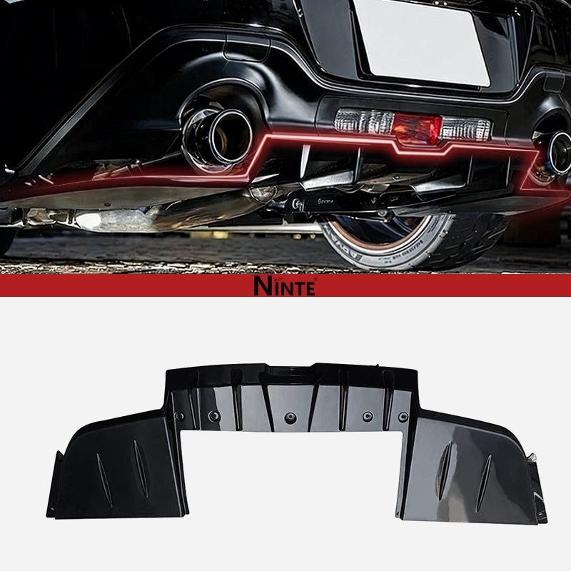 NINTE AERO VORTEX Style Rear Diffuser for 2022 - 2026 Toyota GR86 Subaru BRZ - NINTE