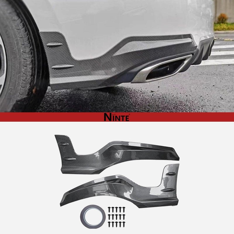 NINTE Mugen Style Rear Bumper Lip Side Aprons For 2022 - 2026 Honda Civic Hatchback - NINTE