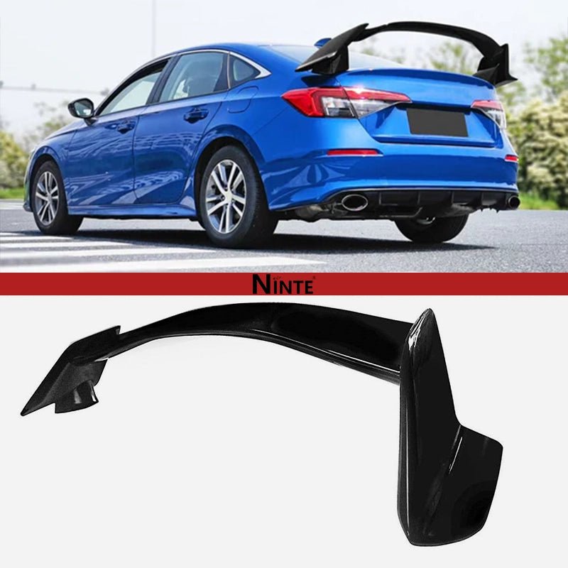 NINTE Type R Style Rear Spoiler For 2022 - 2026 11th Honda Civic Sedan FK8 Wing Style - NINTE