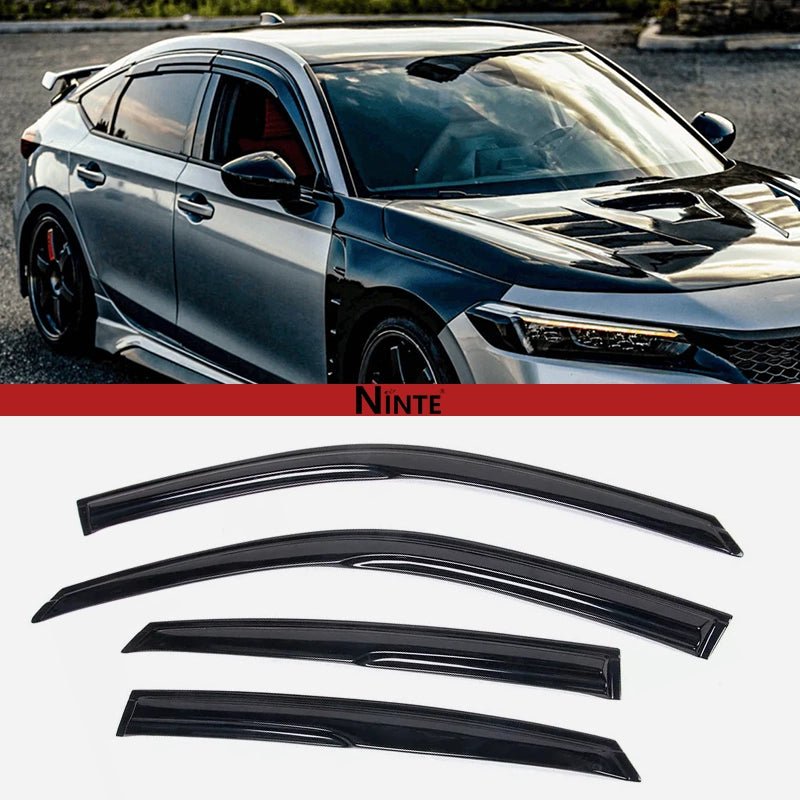 NINTE MUG Style Window Visro Rain Guard For 2022 - 2025 HONDA CIVIC Sedan PREMIUM - NINTE