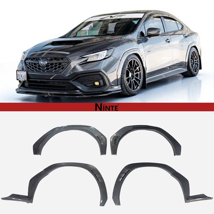 NINTE Paint Matched Fender Flares For 2022 - 2025 Subaru WRX AFD - AeroflowDynamics - NINTE