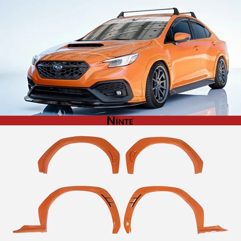 NINTE Paint Matched Fender Flares For 2022-2025 Subaru WRX AFD-AeroflowDynamics