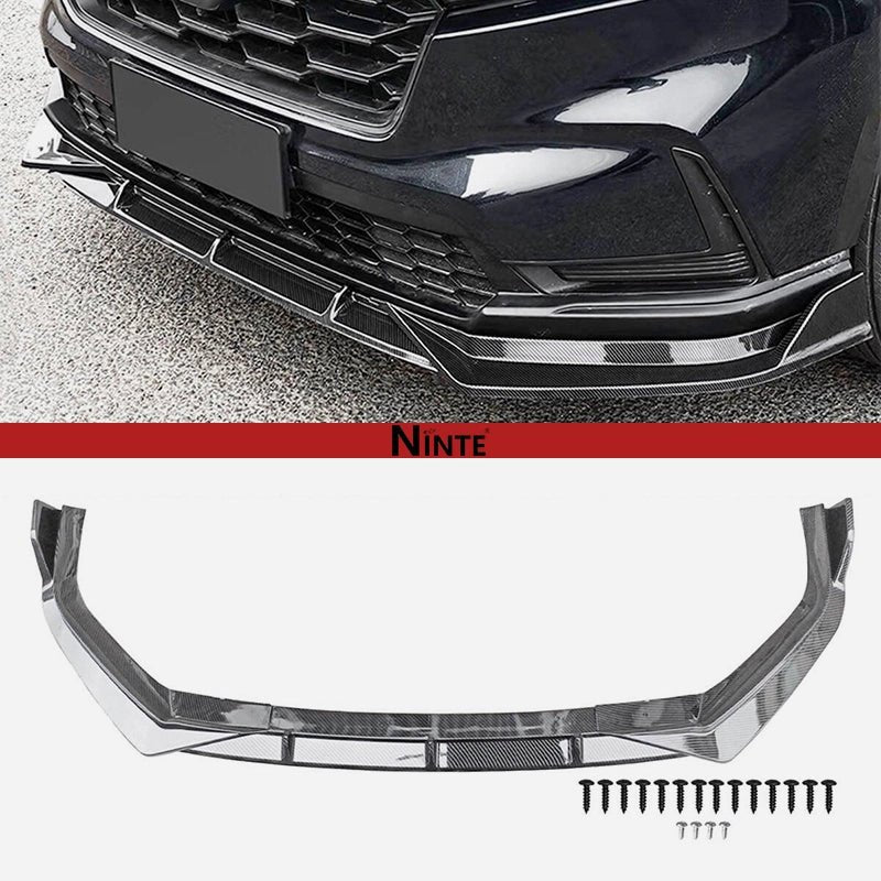 NINTE For 2023 - 2026 Honda CR - V CRV EX/LX Front Bumper Lip Splitters Front Spoiler ABS 3 Pieces - NINTE