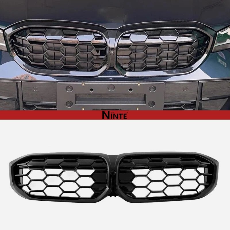 NINTE Front Kidney Grille For 2023 - 2026 LCI BMW 3 Series G20 G21 G28 - NINTE