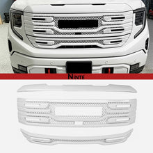 Load image into Gallery viewer, NINTE For 2022-2025 GMC Sierra 1500 AT4 SLT Grille Cover ABS Mesh Style with Camera Hole Non-replacement