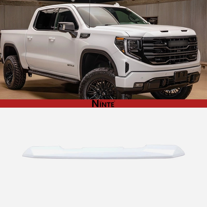 NINTE For 2022-2025 GMC Sierra 1500 AT4 SLT Grille Cover ABS Mesh Style with Camera Hole Non-replacement