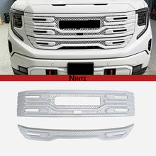 Load image into Gallery viewer, NINTE For 2022-2025 GMC Sierra 1500 AT4 SLT Grille Cover ABS Mesh Style with Camera Hole Non-replacement