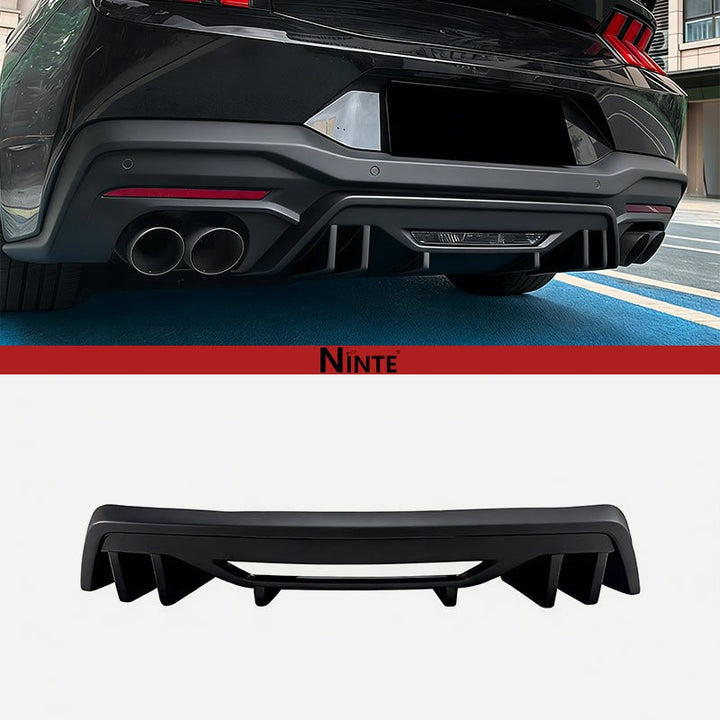NINTE Rear Diffuser For 2024 - 2025 Ford Mustang MK7 GT - NINTE