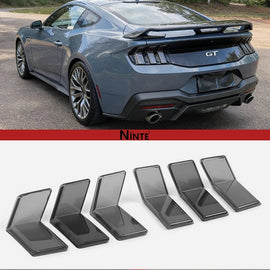 NINTE Smoked Tail Light Lamp Cover Guard Trim For 2018 - 2025 FORD Mustang - NINTE