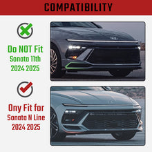 Cargar imagen en el visor de la galería, NINTE For 2024 2025 Hyundai Sonata 11th N-Line Front Lip Front Bumper Spoiler Splitter Chin