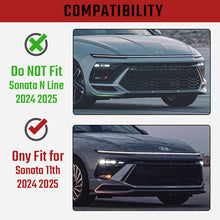 Cargar imagen en el visor de la galería, NINTE For 2024-2025 Hyundai Sonata 11th Front Lip Front Bumper Spoiler Splitter Chin