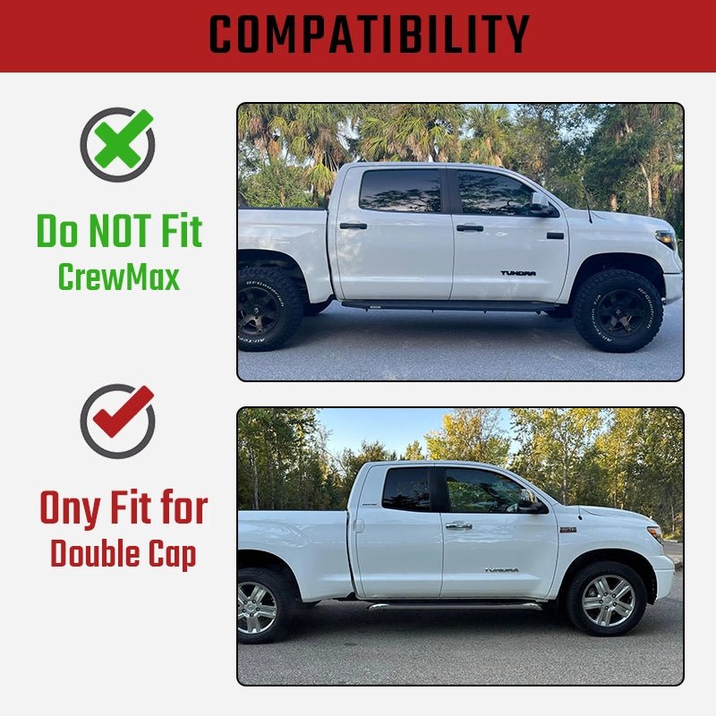 NINTE Window Weatherstrips For 2007 - 2020 Toyota Tundra Double Cap - NINTE