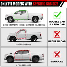 Charger l&#39;image dans la galerie, NINTE For 2007 - 2019 Toyota Tundra CrewMax Car Window Moulding Trim Weatherstrips Seal Fit 4PC(68210 - 0C020，68160 - 0C020，68163 - 0C010，68164 - 0C010) - NINTE