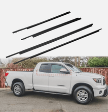 Charger l&#39;image dans la galerie, NINTE For 2007 - 2019 Toyota Tundra CrewMax Car Window Moulding Trim Weatherstrips Seal Fit 4PC(68210 - 0C020，68160 - 0C020，68163 - 0C010，68164 - 0C010) - NINTE