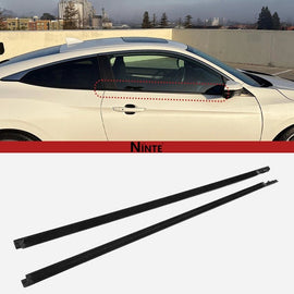 NINTE Weatherstrip Window Moulding Trim Seal Belt For 2016 - 2020 Honda Civic Coupe - NINTE