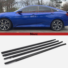Laden Sie das Bild in den Galerie-Viewer, NINTE Weatherstrip Window Moulding Trim Seal Belt For 2016 - 2021 Honda Civic Sedan 4pcs - NINTE