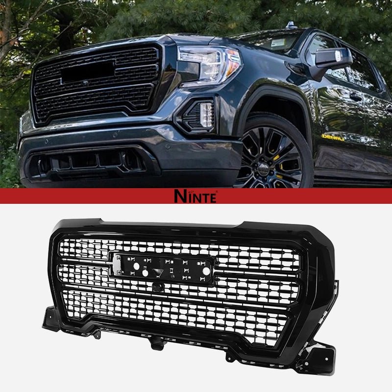 NINTE Denali Mesh Style Grille For 2019 - 2021 GMC Sierra 1500 ABS - NINTE
