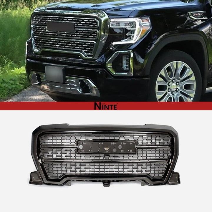 NINTE Denali Mesh Style Grille For 2019 - 2021 GMC Sierra 1500 ABS - NINTE