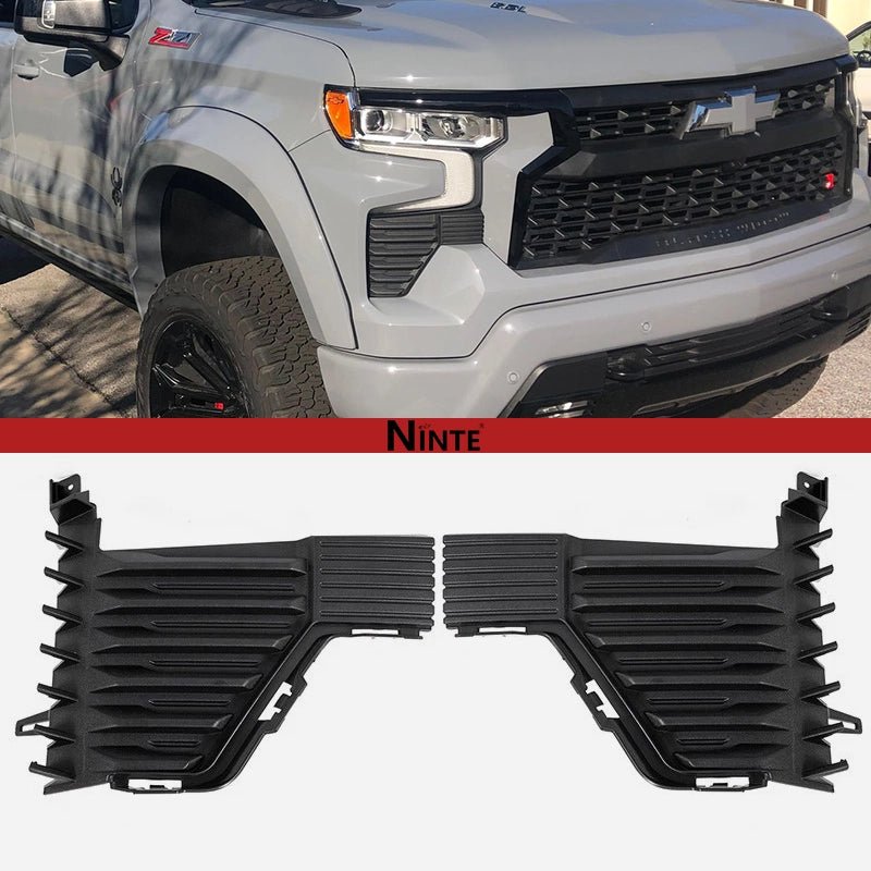 NINTE Pair New Bumper Cover Air Duct For 2022 - 2024 Chevy Silverado 1500 - NINTE