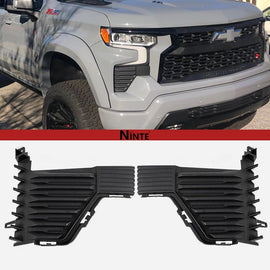 NINTE Pair New Bumper Cover Air Duct For 2022 - 2024 Chevy Silverado 1500 - NINTE